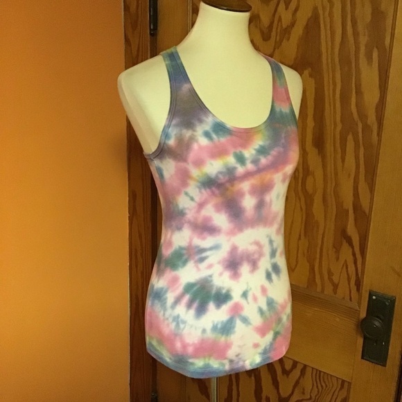 3 for 20 $ bundle Hippie chic tie dye racer back tank top - Picture 6 of 8